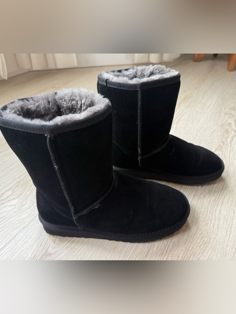 Quince Australian Shearling Mid Calf Boots- W8